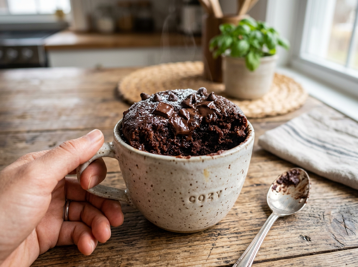 Schoko-Mugcake bei Schwangerschaftsdiabetes