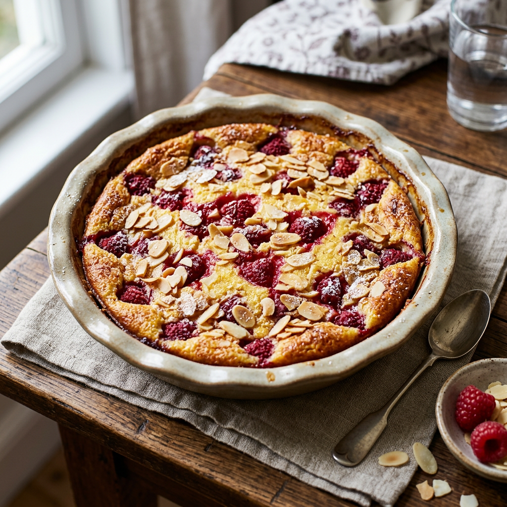 Ofen-Quark mit Beeren & Mandeln